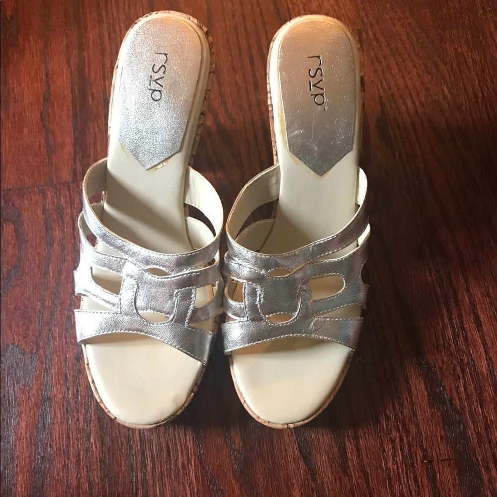 Silver sandals